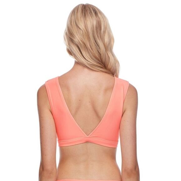 Body Glove Smoothies Rumor Solid Light Orange Splendid Bikini Swim Top XSmall - Picture 5 of 9